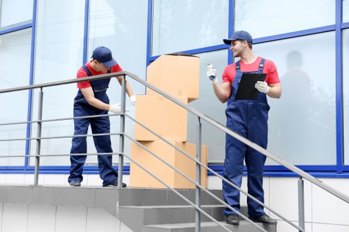 Commercial moving team supporting Bermondsey business relocation
