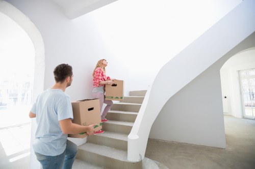 Packing and preparing items for a Bermondsey removal service