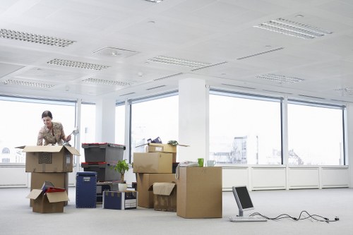 Loading furniture and boxes for a Bermondsey removal job